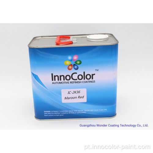 Pintura de carro innocolor com um sistema de tingimento